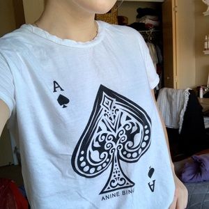 Anine Bing “Ace of Spades” t-shirt